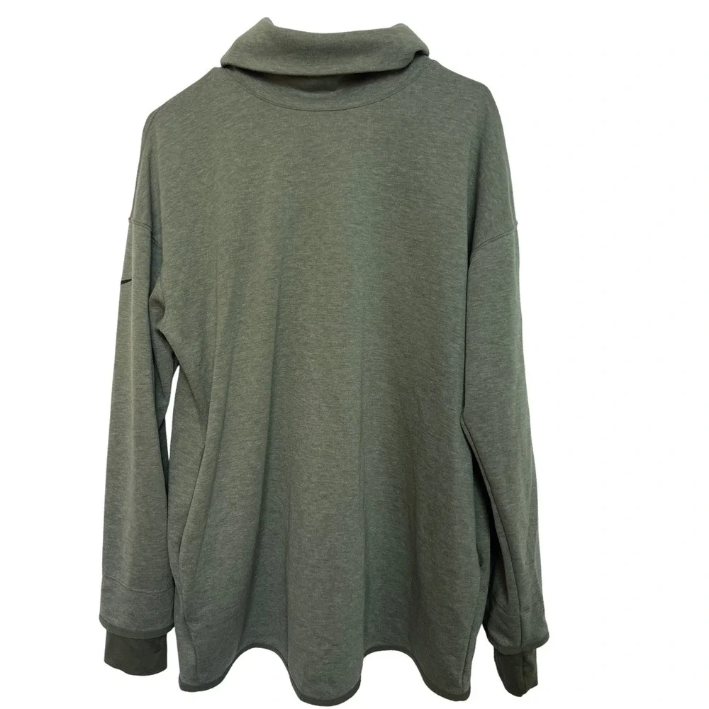 Nike Women's‎ Reversible Dri-Fit Maternity Pullover turtleneck nursing Sweater M